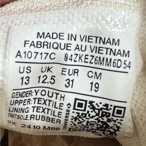 Converse Chuck Taylor All-Star CTAS Embroidered Hi-top Valentines Shoes Sneakers - Picture 12 of 14